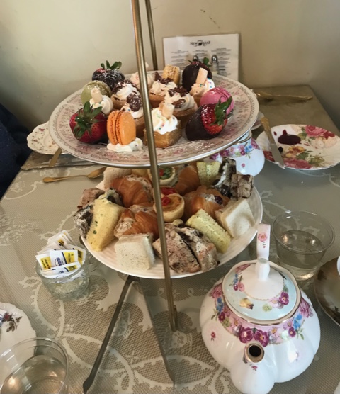 New Leaf Tea Room - pastry platter